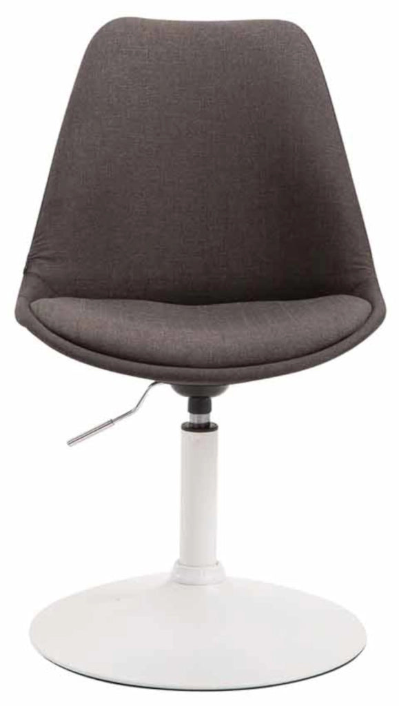 Set di 4 sedie da pranzo in tessuto Maverick grigio scuro,bianco