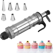 Gereedschap per decorare torte e cupcakes con 6 getti in acciaio inossidabile