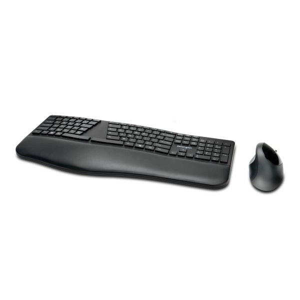 Kensington pro fit ergo tastiera mouse incluso universale rf senza fili + bluetooth qwerty inglese uk nero - K75406IT