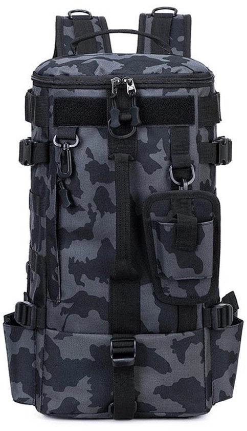 Zak da viaggio con hanger per attrezzi, borsa impermeabile con grande capacità di stoccaggio in stile cassetto, zaino con hanger per attrezzi, zaino da spalla e valigetta.