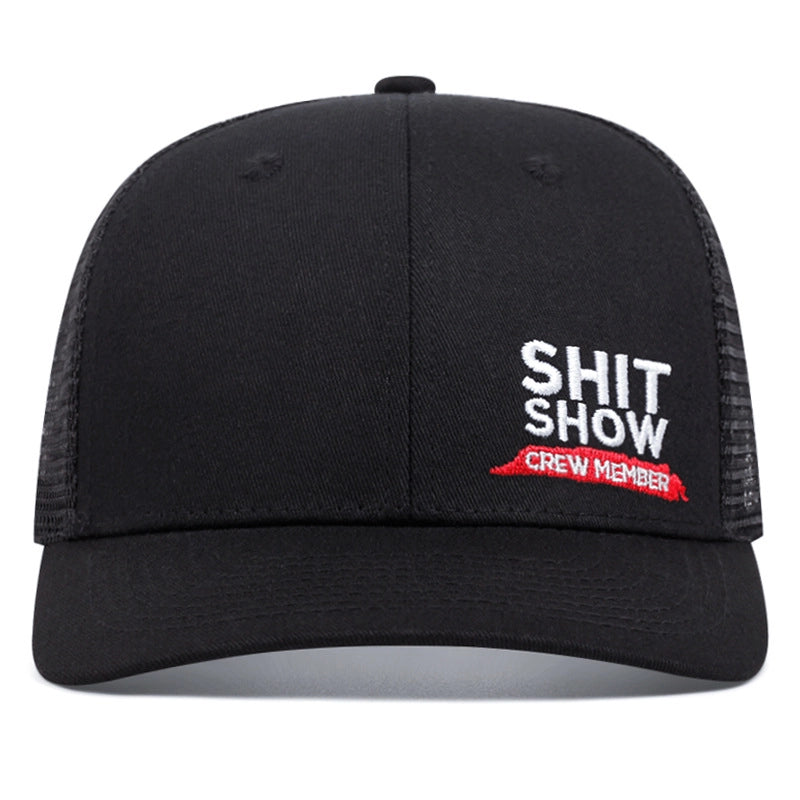 SHIT SHOW CREW MEMBRO Cappellino da baseball nero