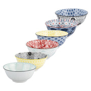 INSALATIERA 'ARABESQUE' Ø cm. 18 x h.8 - fantasie assortite- 6 pezzi  - BricoGo