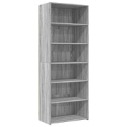 Credenza | Madia | Buffet da pranzo | Armadio da pranzo Grigio Sonoma 70x41x185 cm in Legno Multistrato