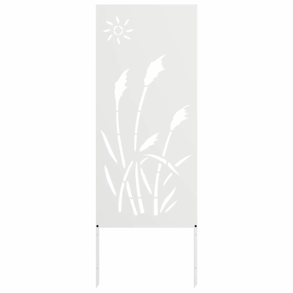 Schermo per privacy in giardino Traforo Bianco 50 x 140 cm CFW6083414