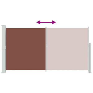 Tenda Laterale Retrattile per Patio 170x300 cm Marrone cod mxl 9178