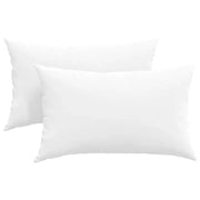 Cuscini da Divano 2 pz | Cuscini per sedie Bianco 50 x 30 cm Tessuto