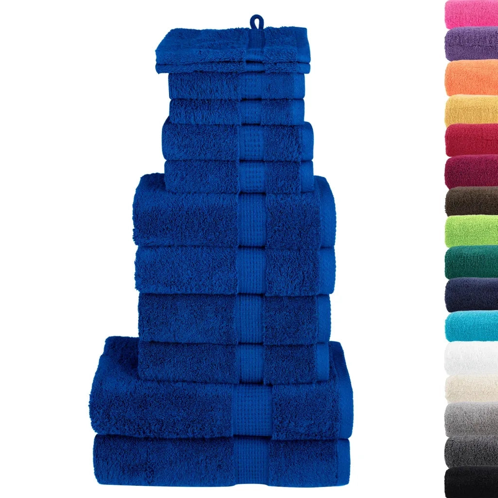 Set ASciugamani SOLUND 12 pz Blu 600 gsm 137572