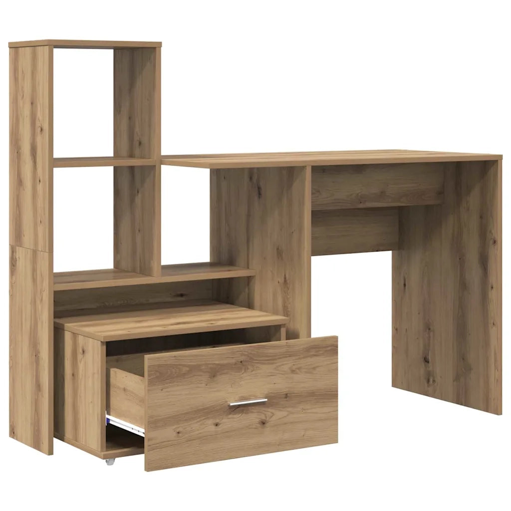 Scrivania con cassetto Rovere artigianale 131,5 x 50 x 106,5 cm 3337272