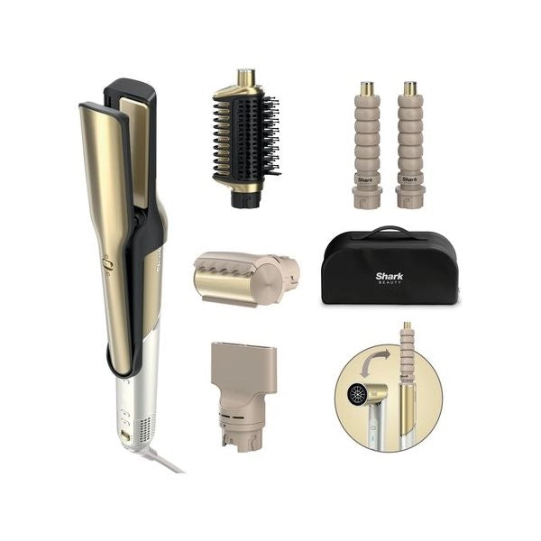 Modellatore capelli shark hd6051seu glam 5in1 gold
