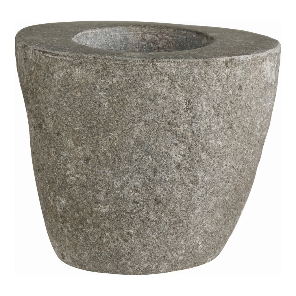 Portaspazzolino Gara, Grigio, Pietra, 10,5x9x10 cm