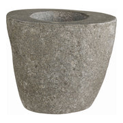 Portaspazzolino Gara, Grigio, Pietra, 10,5x9x10 cm