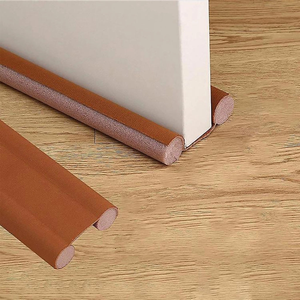 PARAFREDDO SOTTOPORTA ISOLANTE DOPPIO ISOLAMENTO 95CM PARASPIFFERO MARRONE