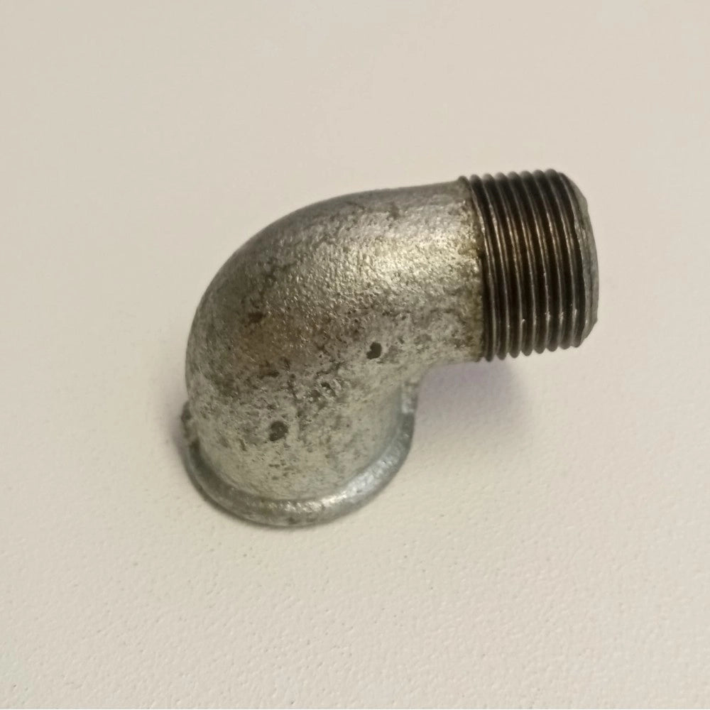 Raccordo mf 1''+1/2'' gomito zincato curva di ghisa malleabile
