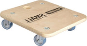 Carrello di trasporto 29 x 29 cm per oggetti difficili da maneggiare - capacità di carico 250 kg - finitura gialla - certificato FSC