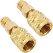 Adattatore R410a 2 pezzi AVA-20B 1-4SAE a 5-16SAE per valvola di ricarica del condizionatore d'aria raffreddamento