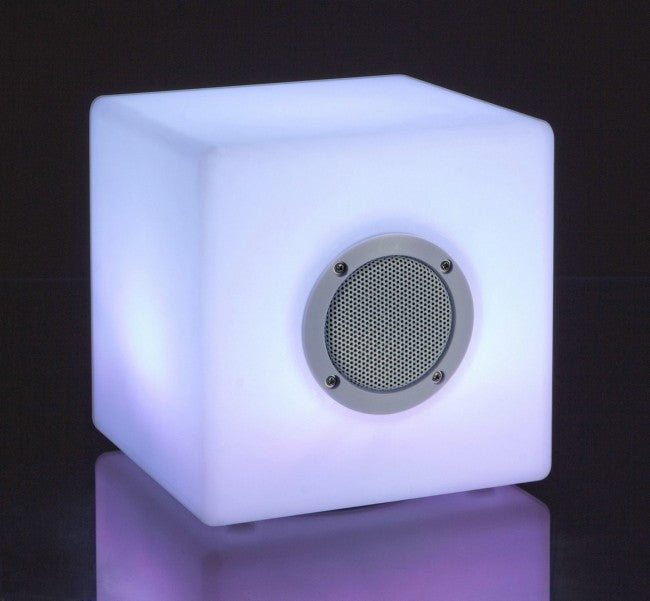Lampada Led Cubo Speaker Pe 20x20 in Plastica