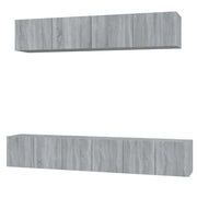 Set di Mobili Porta TV 5 pz | Armadietto TV | Mobile Porta TV Grigio Sonoma in Legno Multistrato