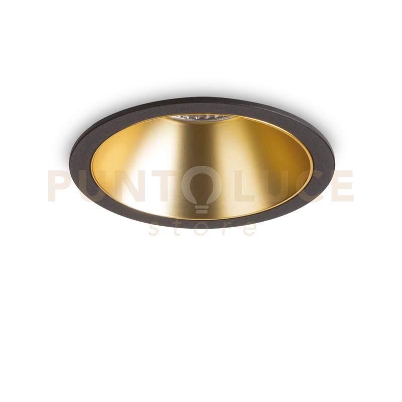 GAME LED COB BRIDGELUX TRIM ROUND 20W 2700K 24° 2100 lm NERO E ORO