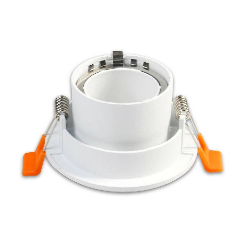 Trade Shop - Portafaretto Foro Profondo Incasso Per Faretto Bianco Illuminazione Soffitto P22 -