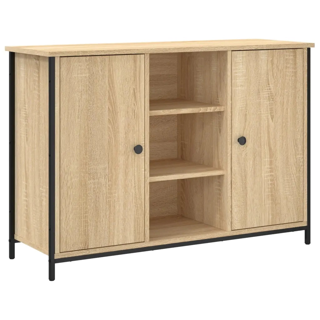 Credenza Rovere Sonoma 100x35x70 cm in Legno Multistratocod mxl 83405