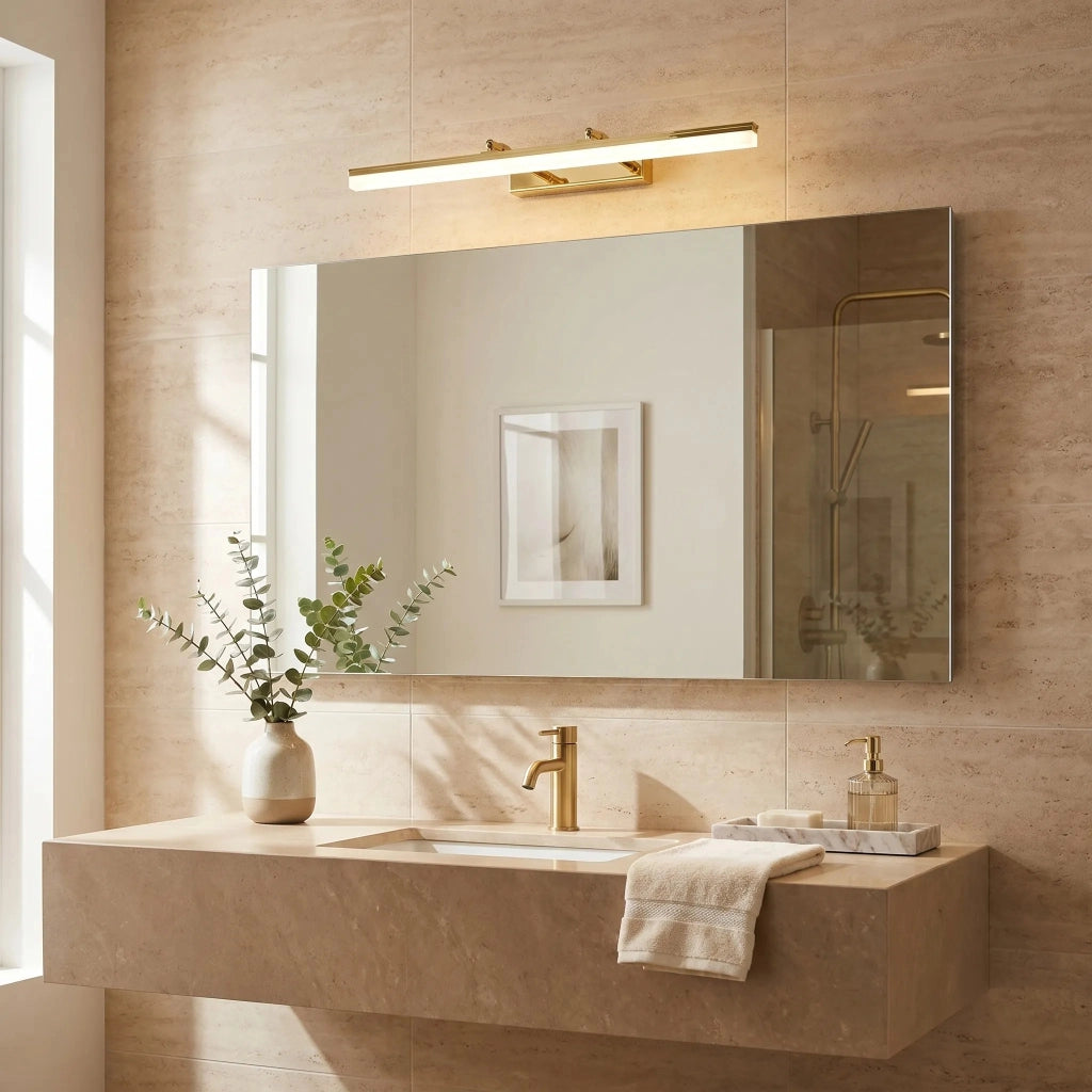 Applique Da Bagno Led APP1873-1W 60cm Gold