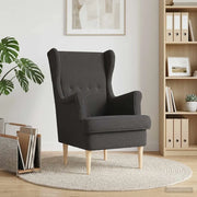 Poltrona-Divano Sedia-Poltroncina Grigio Scuro Boucl¨¦ 996412