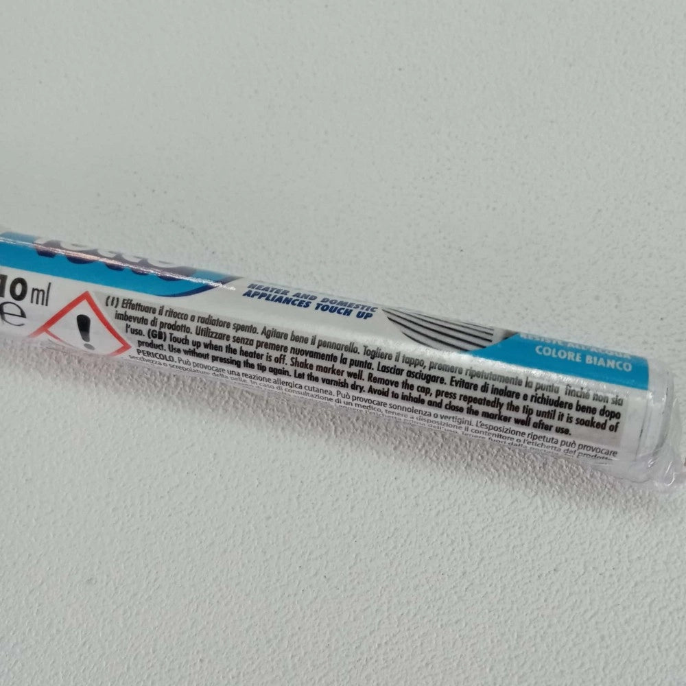 Saratoga tocco bianco 10ml paint ritocco per caloriferi ed elettrodomestici - 1pz