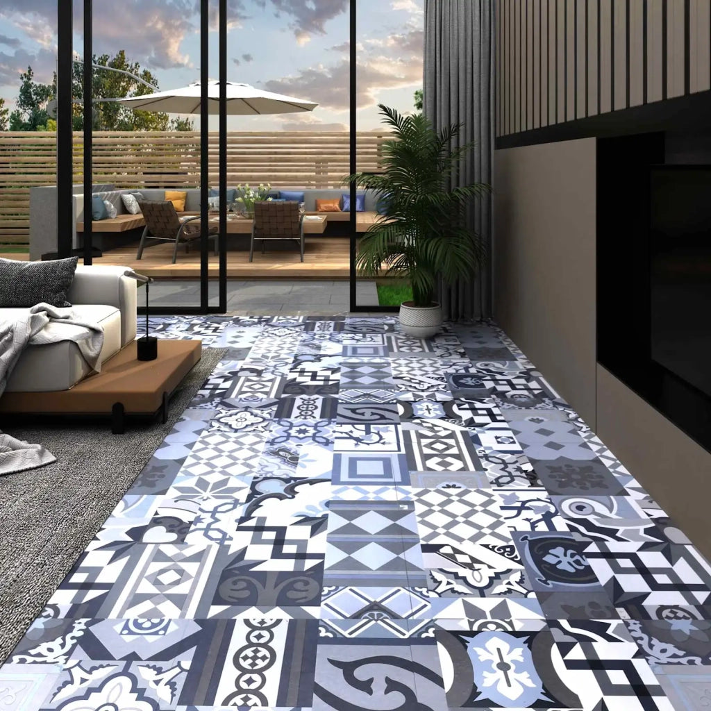 Tavole per Pavimenti 5,11 m2 55 pz PVC Motivo Colorato CFW5490177