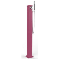 Doccia Tradizionale Jolly Go In Alluminio Con Doccetta Mobile Colore Fuxia Cv-Jg145/4003
