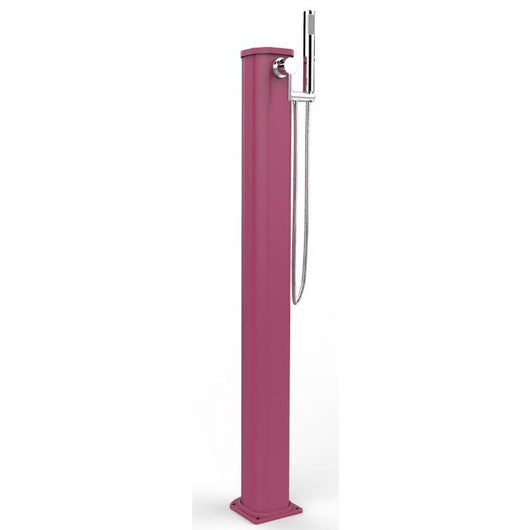 Doccia Tradizionale Jolly Go In Alluminio Con Doccetta Mobile Colore Fuxia Cv-Jg145/4003