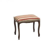 Panca imbottita in legno intagliato con fregi l 43 p 33 h 43 - Mobili 2G