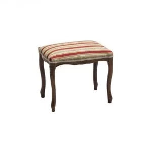 Panca imbottita in legno intagliato con fregi l 43 p 33 h 43 - Mobili 2G