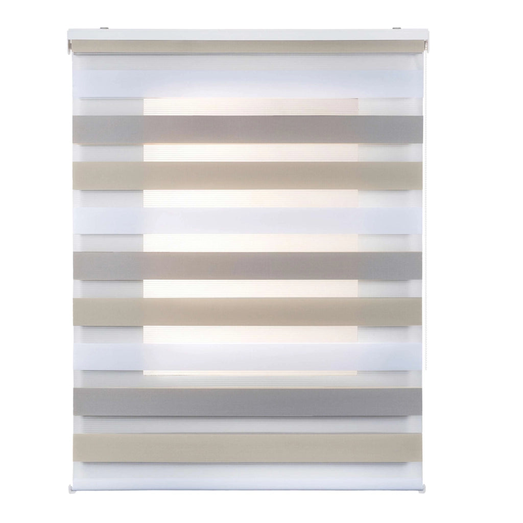 Tenda a Rullo giorno / notte Avvolgibile Con Doppio telo Tricolore 80x180 cm