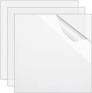 Pannello acrilico 3 in 1 30 x 30 cm quadrato, 3 mm pannelli di vetro acrilico trasparente, tavola di plastica per fotografia, pittura, esposizione, supporto per tavolo