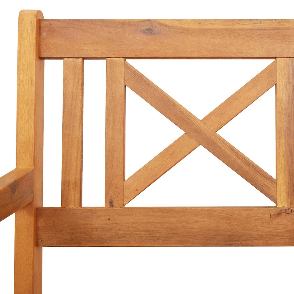 Panchina da esterno 4 pcs Naturale 56 x 55,5 x 90 cm 3324846