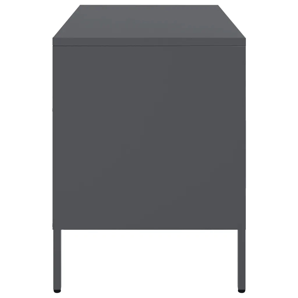 Mobile TV Antracite 68x39x50,5 cm in Acciaio 843046