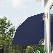 vidaXL Schermo di Privacy per Balcone Blu marino 140 x 140 cm Tessuto