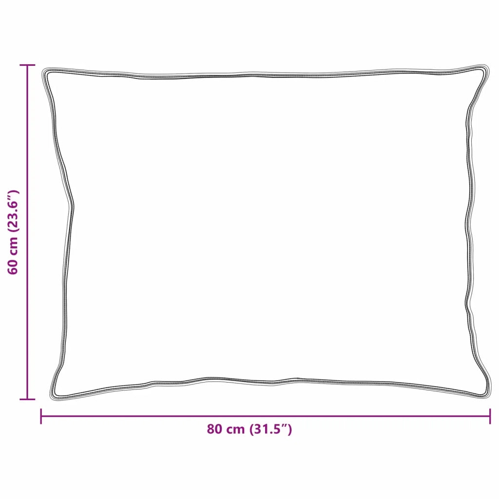 Piumone | Duvet Estivo con cuscino 3 pz Bianco Microfibra