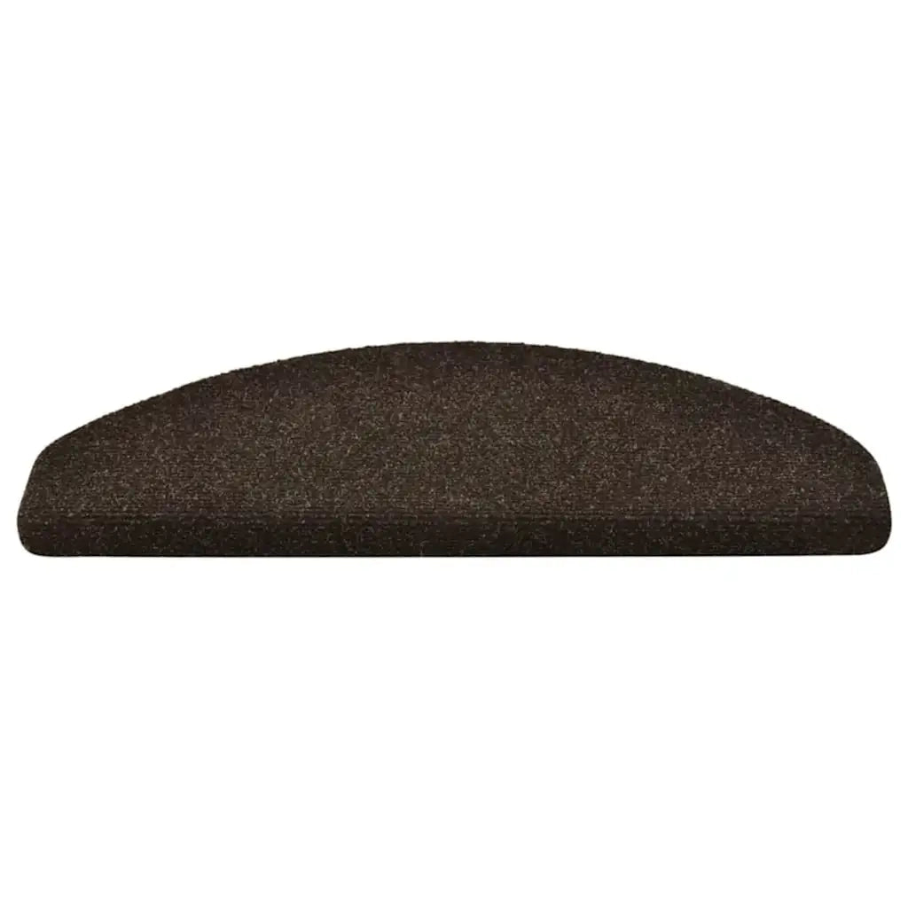 Tappetini Autoadesivi per Scale 30 pz Marrone Scuro 65x21x4 cm