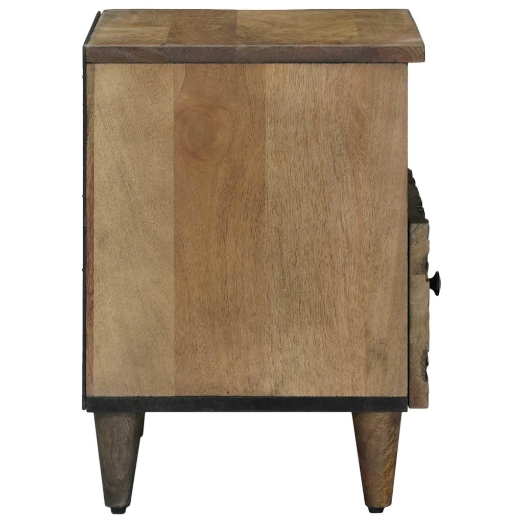 Mobiletto da Letto con cassetto Marrone 40 x 33 x 46 cm 4018338