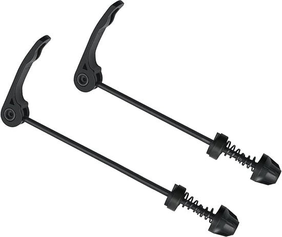 Serraggio rapido per assi anteriori e posteriori - set di serraggi per assi anteriori e posteriori per bicicletta da mountain bike e bicicletta da trail.