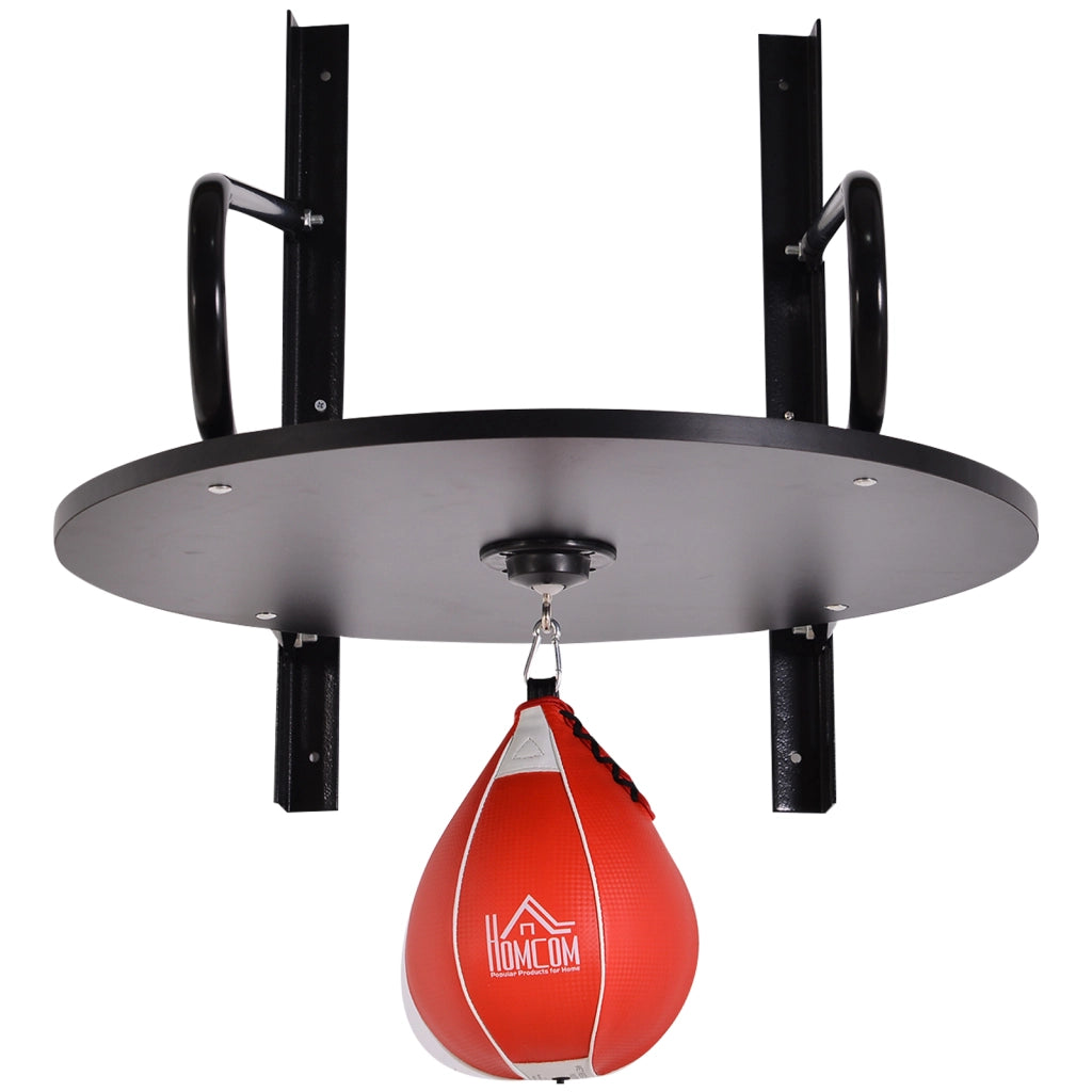 Set Boxe Pera Veloce con Piattaforma ¨C zephmum ¨C Nero, Acciaio, 60x73x80 cm