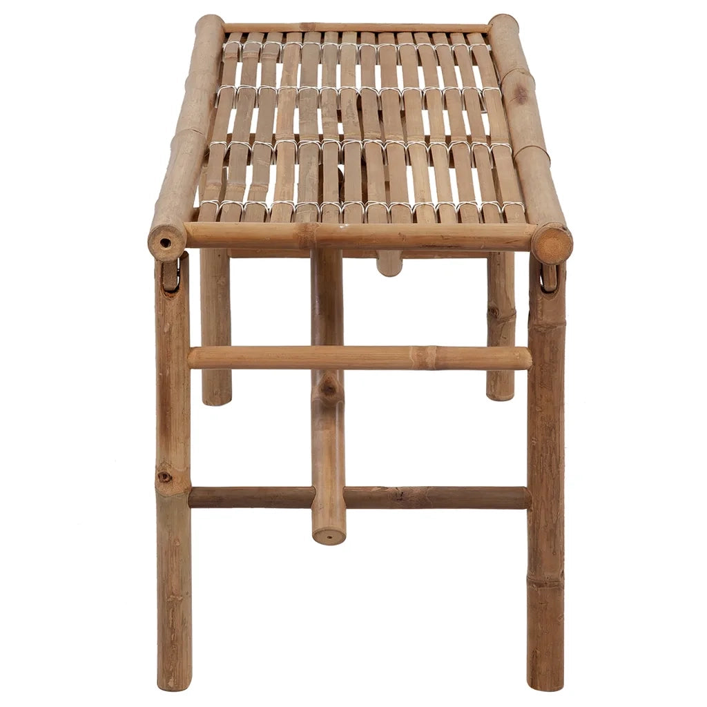 Panca da Giardino Pieghevole con Cuscino 118 cm in BambÃ¹ cod mxl 75645