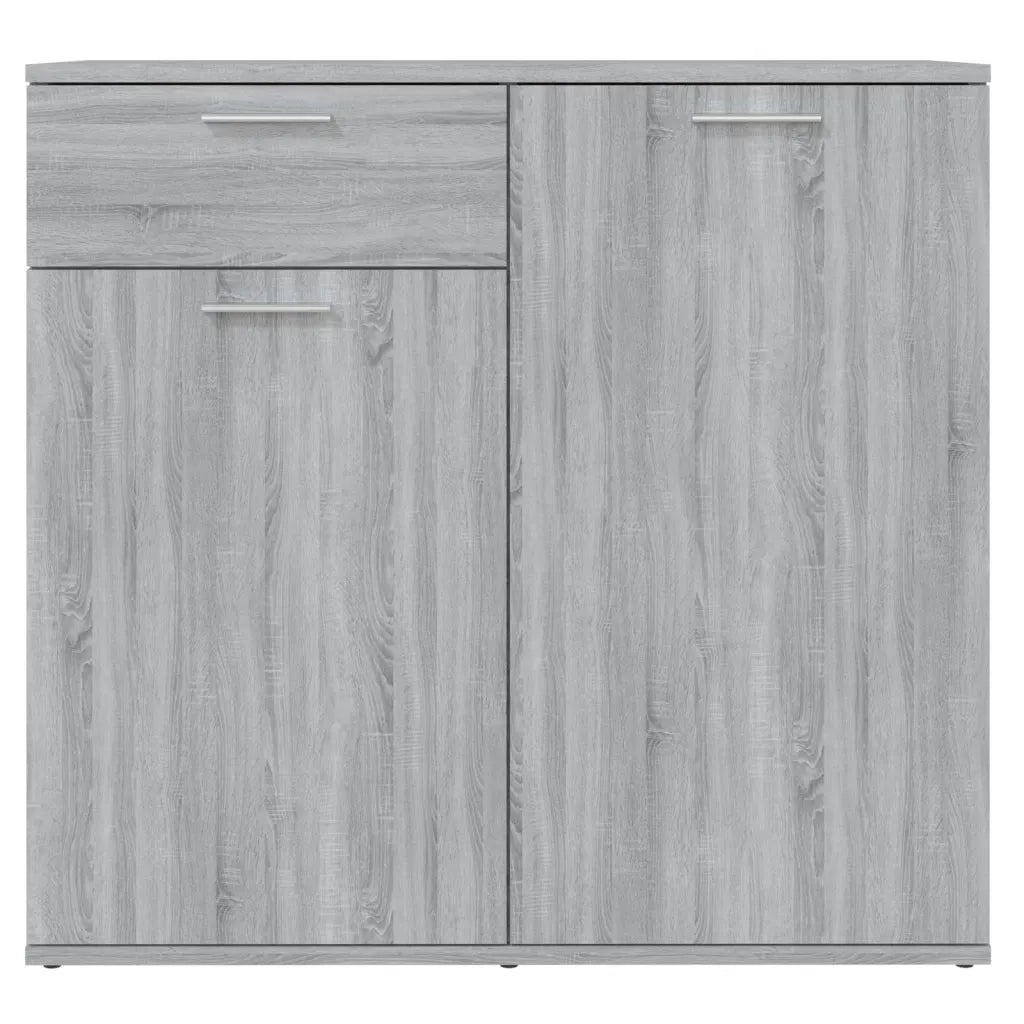 Credenza Grigio Sonoma 80x36x75 cm in Legno Multistrato cod mxl 23855