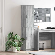 Credenza-Buffet-Armadio da cucina Grigio Sonoma 35 x 39 x 168 cm