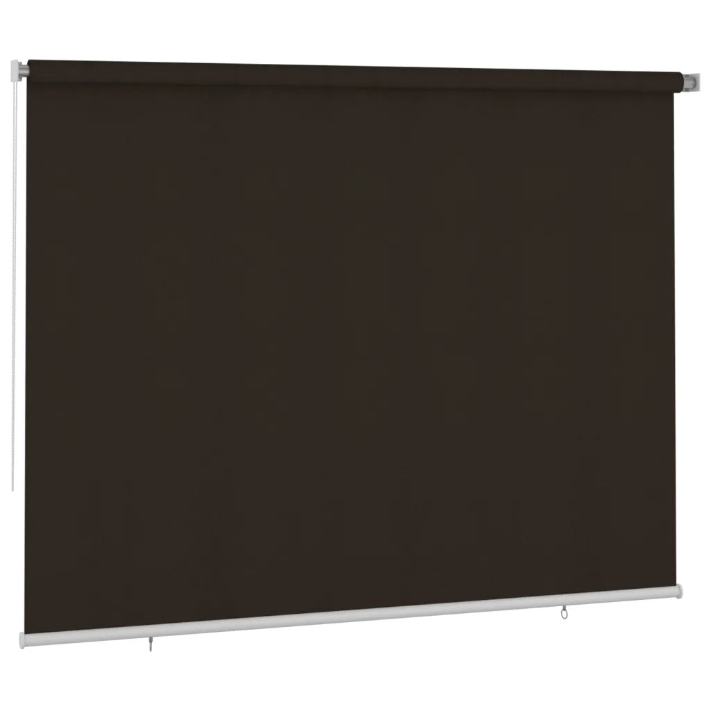 vidaXL Tenda a Rullo per Esterni 300x230 cm Marrone HDPE