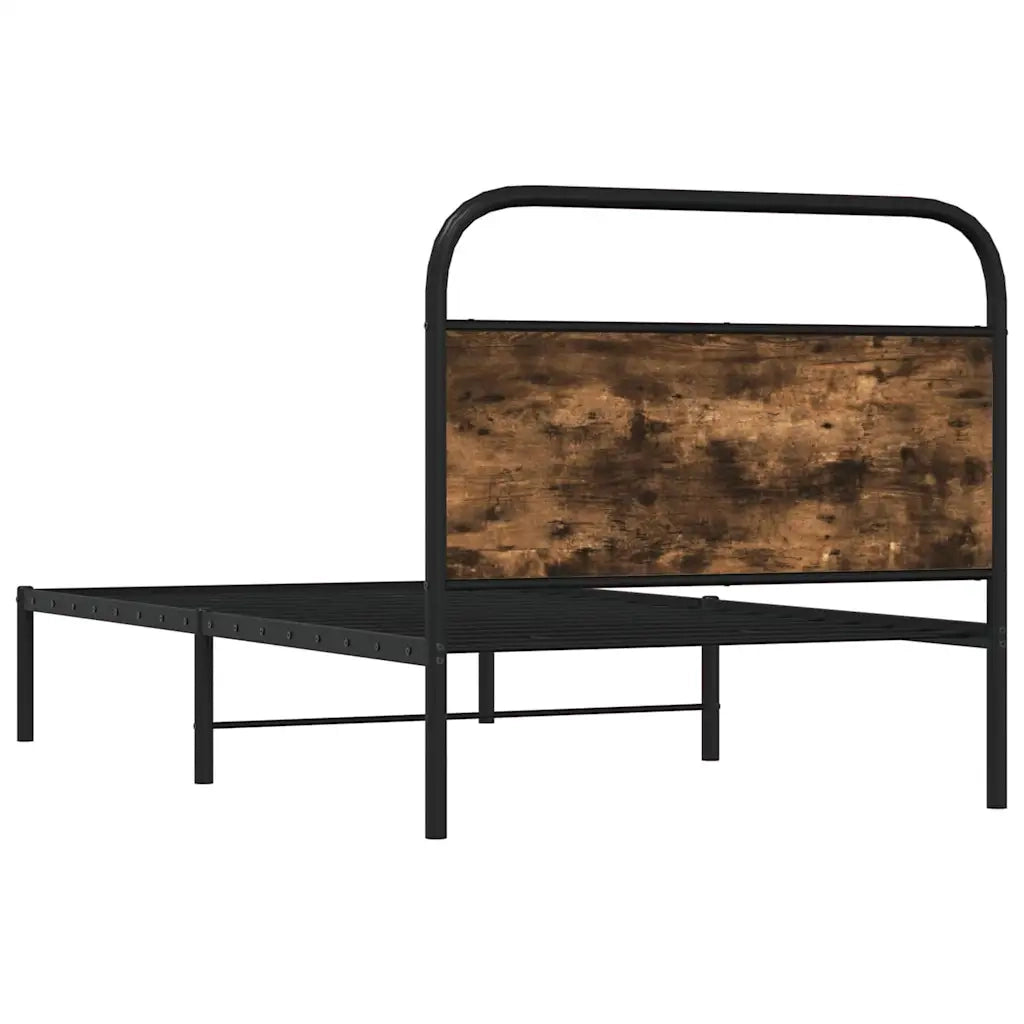 Giroletto senza Materasso Rovere Fumo 100x200 cm in Truciolato 4100204