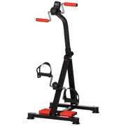 Pedaliera per Anziani Regolabile in Altezza e Lunghezza ¨C zephmum ¨C Mini Home Trainer con Display LCD e Cinghia di Fissaggio