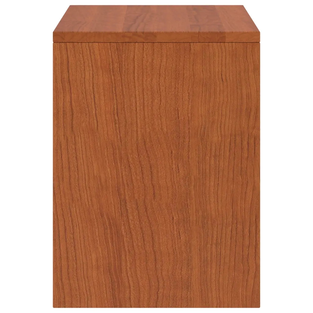 Comodini 2 pz Ambrati 35x30x40 cm in Legno Massello di Pino 322241