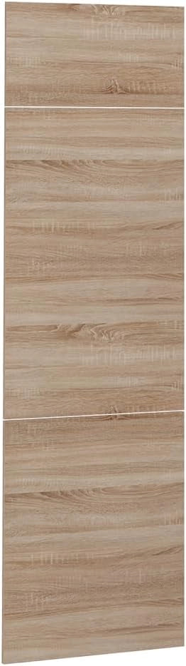 Frontale cucina R-Line, Sonoma, 59.6 x 196 cm frontale del mobile per mobile per frigorifero, adatto per armadi da cucina R-Line per un montaggio semplice